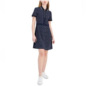 Tommy Hilfiger Women's Dot-Print A-Line Dress